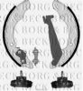 BORG & BECK BBS1015K Brake Shoe Set